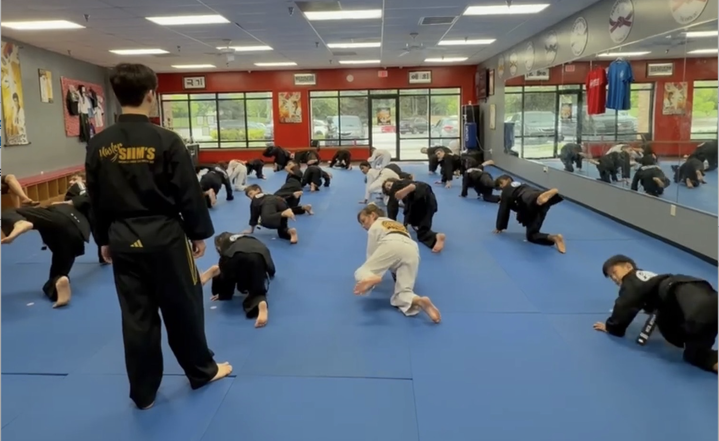 Tae Kwon Do class at Master Shim's World Class Tae Kwon Do in Peachtree City Georgia